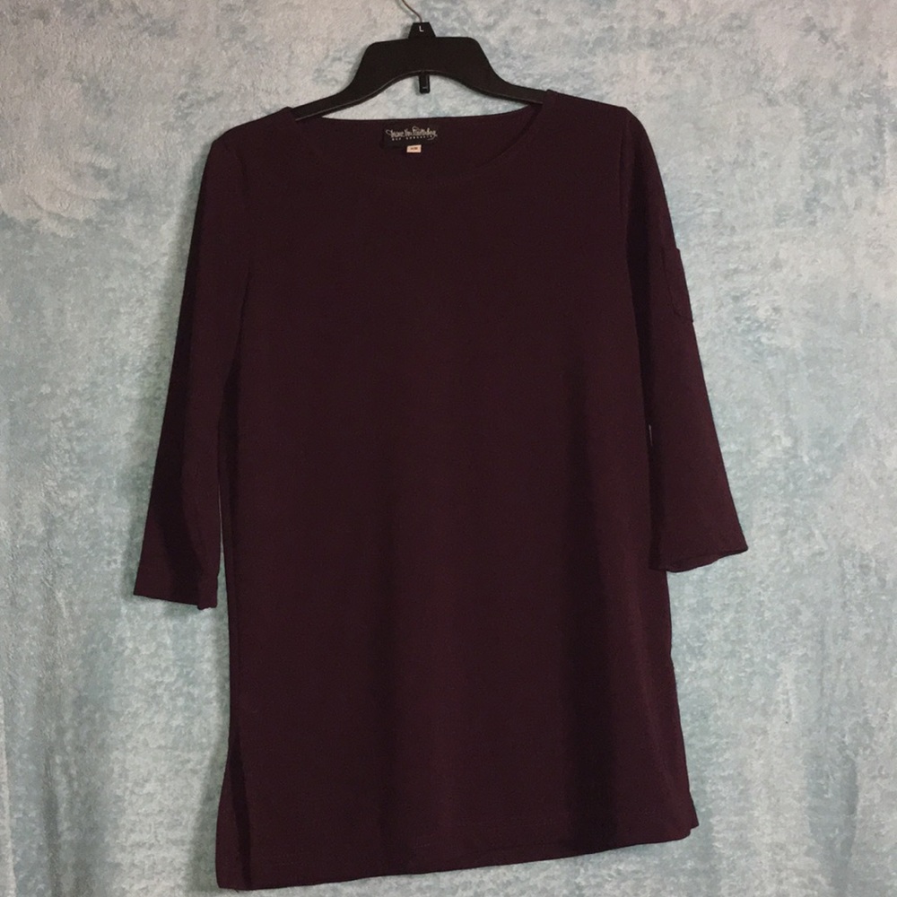 purple blouse XS